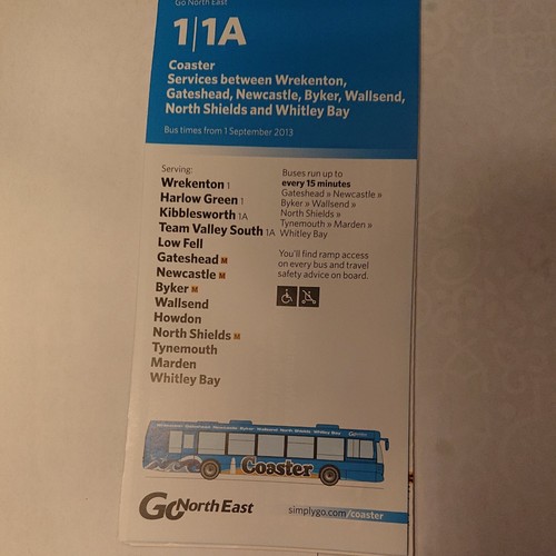 North east 1a timetable - go,