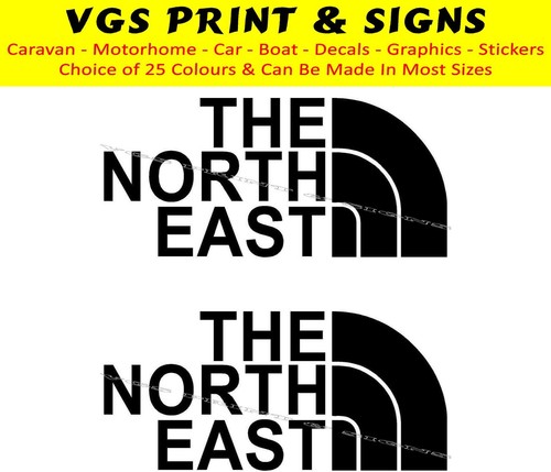 The north east - north, stickers