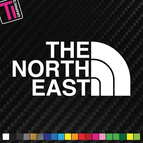 The north east sticker decal - the,