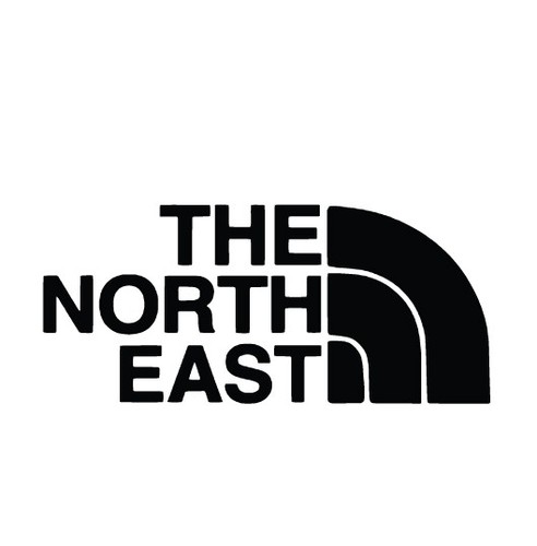 The north east car sticker - north,