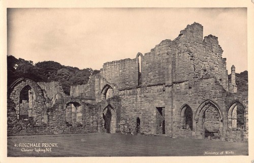 Postcard finchale priory - priory,
