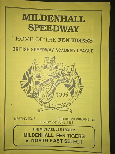 Speedway programme - programme,