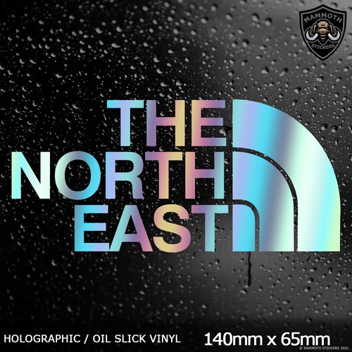 The north east - north, sticker
